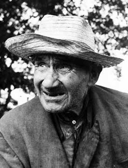 One of Ballinacree's best known characters Johnnie Smyth - always ready to lend a helping hand