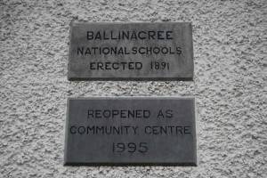 Ballinacree Community Plaque